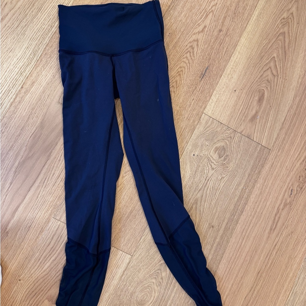 Lulu lemon high rise leggings with mesh detail